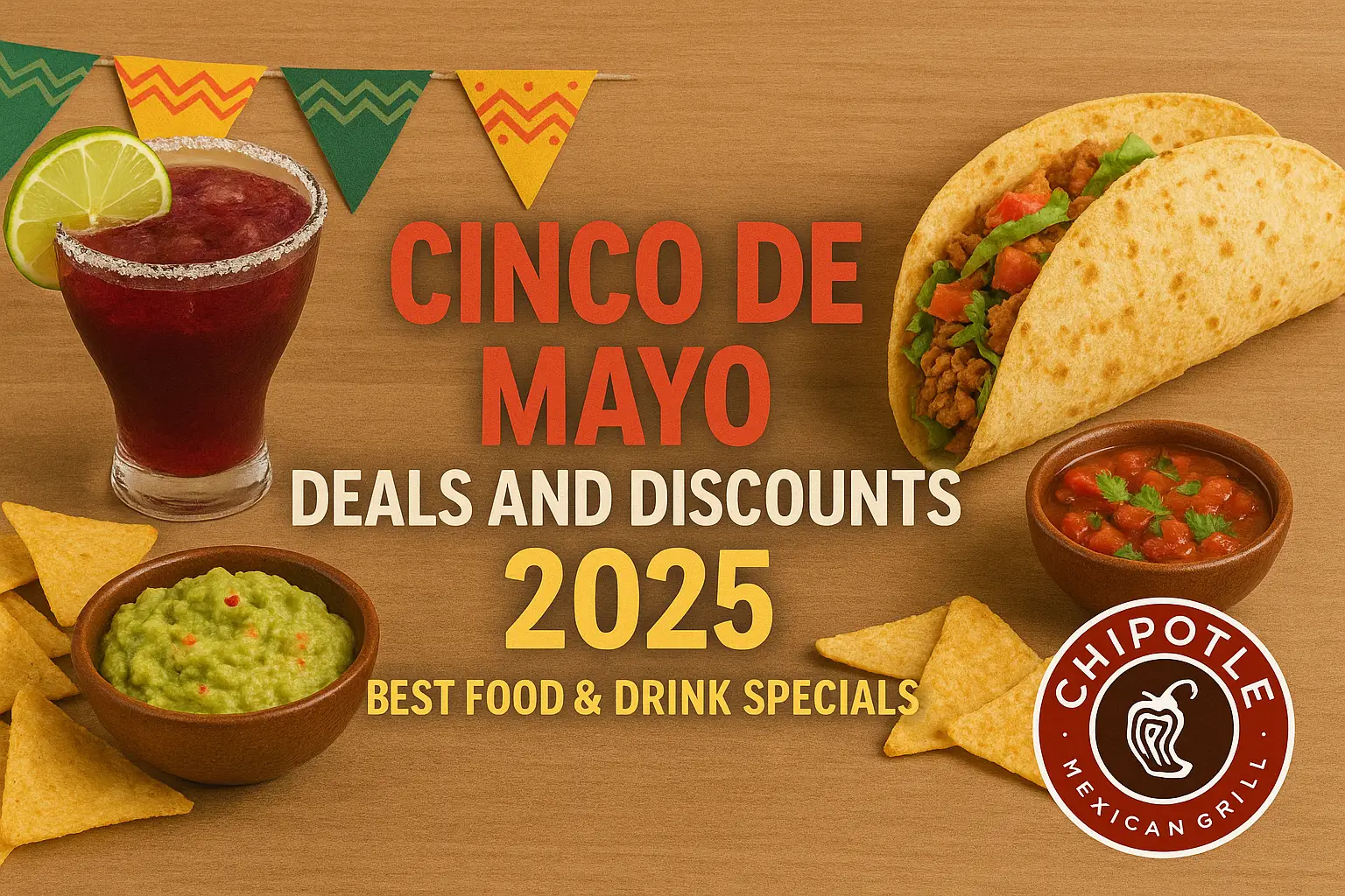 Top Cinco de Mayo Deals 2025: Save Big on Food, Drinks & More